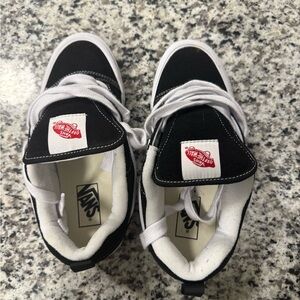 Vans Kids Black and White Sneakers